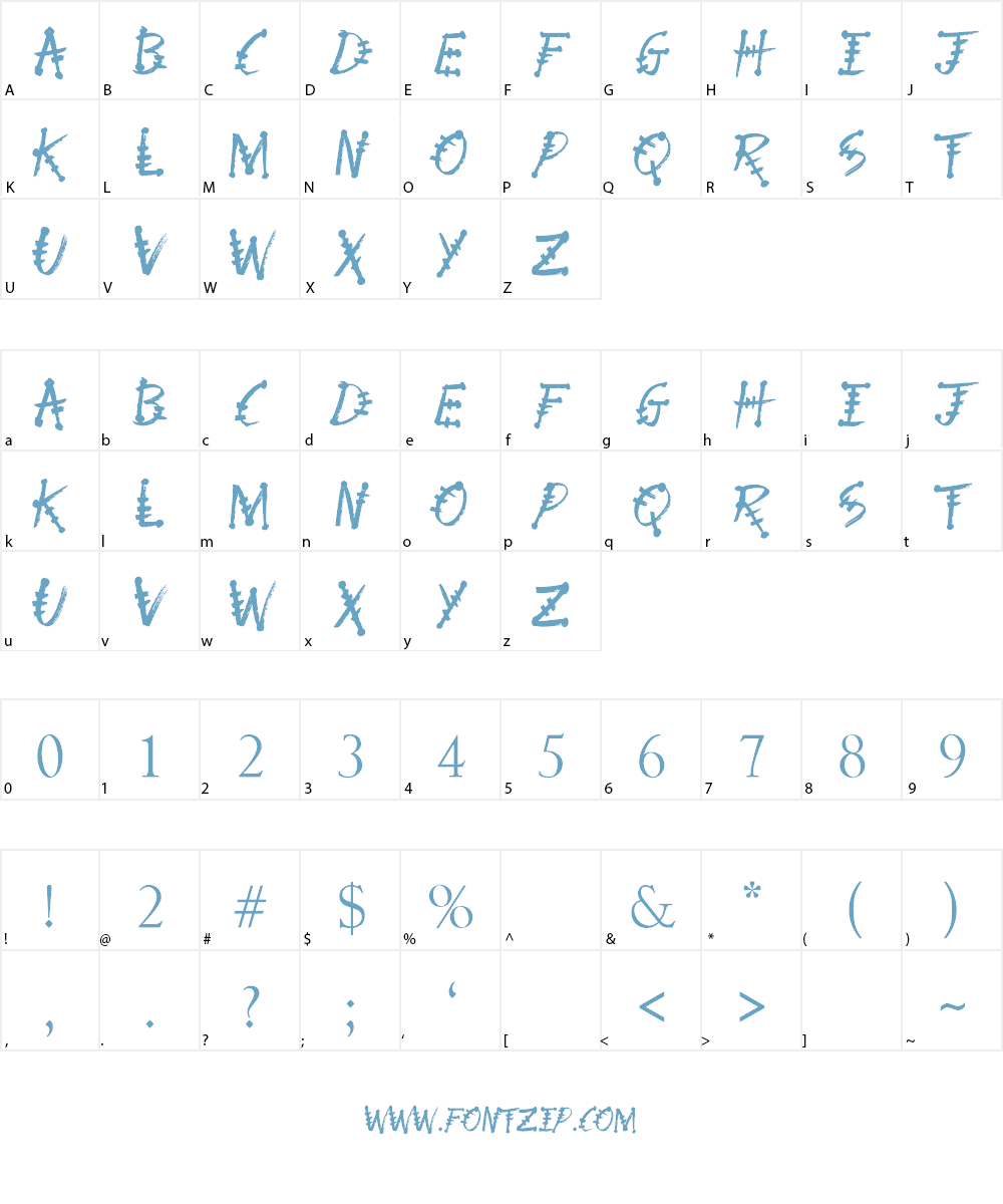 Physics Teacher Font Character
